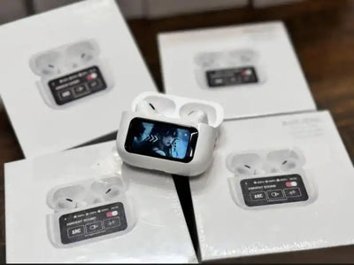 Airpods with Touch Screen A9 Pro High Quality Sound & ENC Noise Reduction